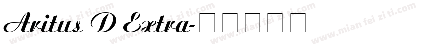 Aritus D Extra字体转换